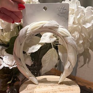 Hive and co beautiful Cream Braided Headband NEW BEAUTIFUL FOR ANY OCCASION
